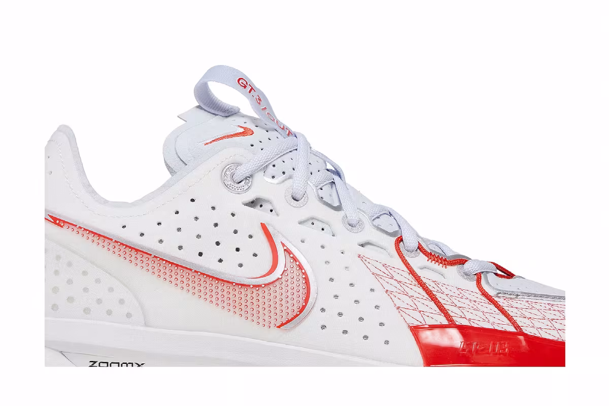 Nike Air Zoom GT Cut 3 White Picante Red, view 3