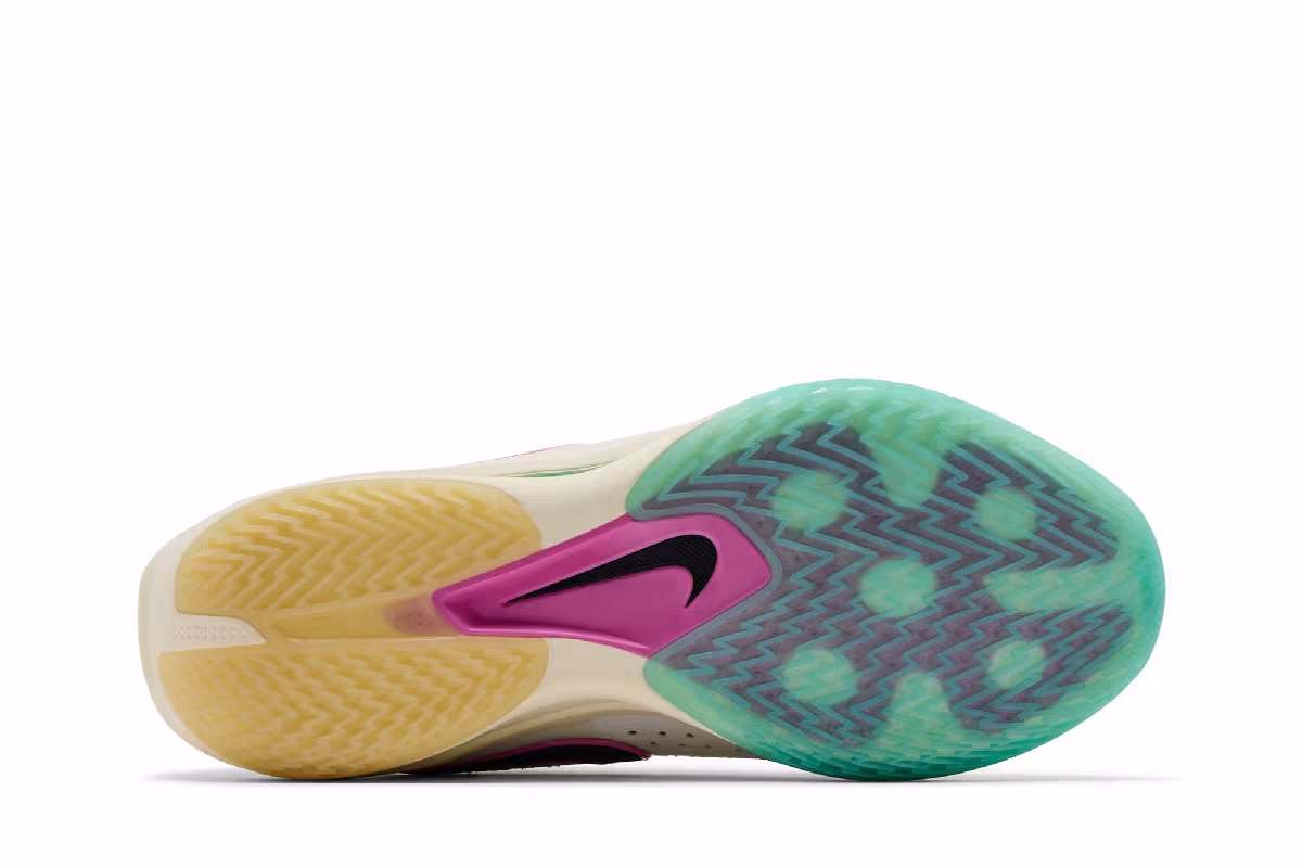 Nike Air Zoom GT Cut 3 EP White Teal Playful Pink, view 5
