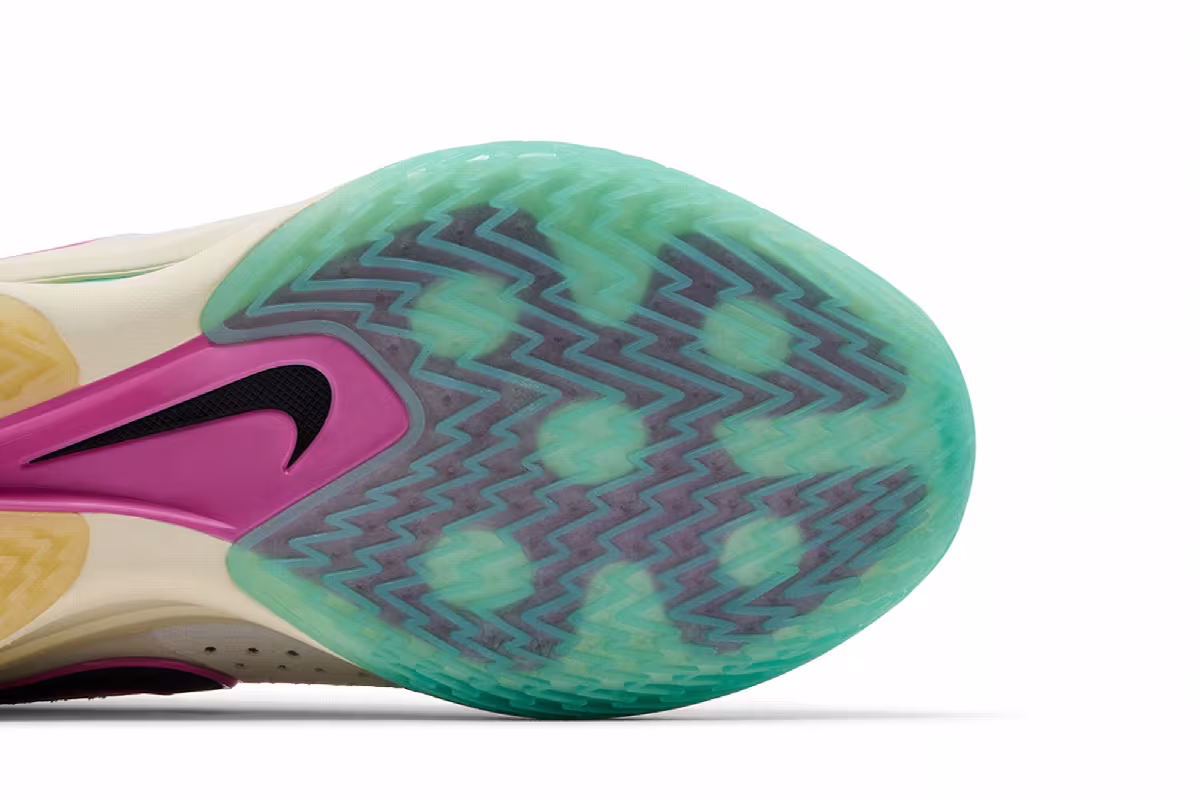 Nike Air Zoom GT Cut 3 EP White Teal Playful Pink, view 6