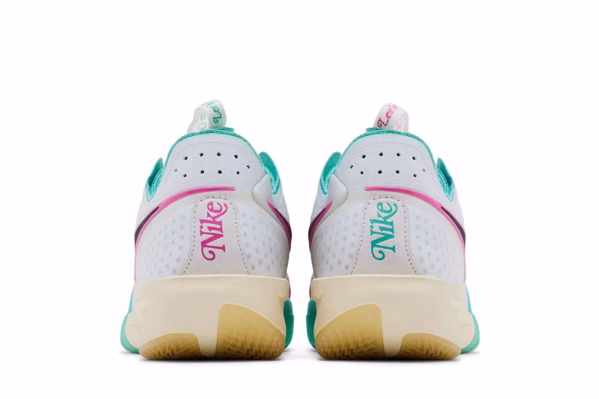 Nike Air Zoom GT Cut 3 EP White Teal Playful Pink, view 7