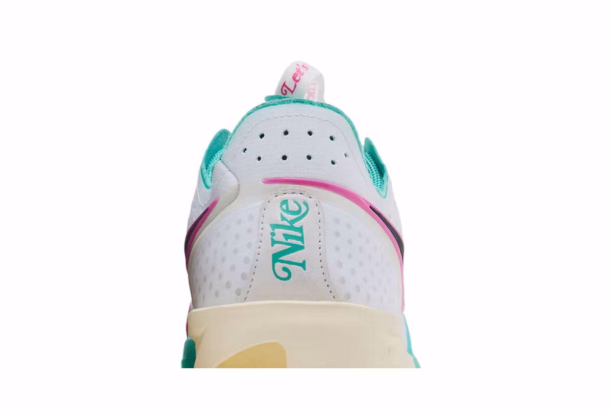Nike Air Zoom GT Cut 3 EP White Teal Playful Pink, view 8
