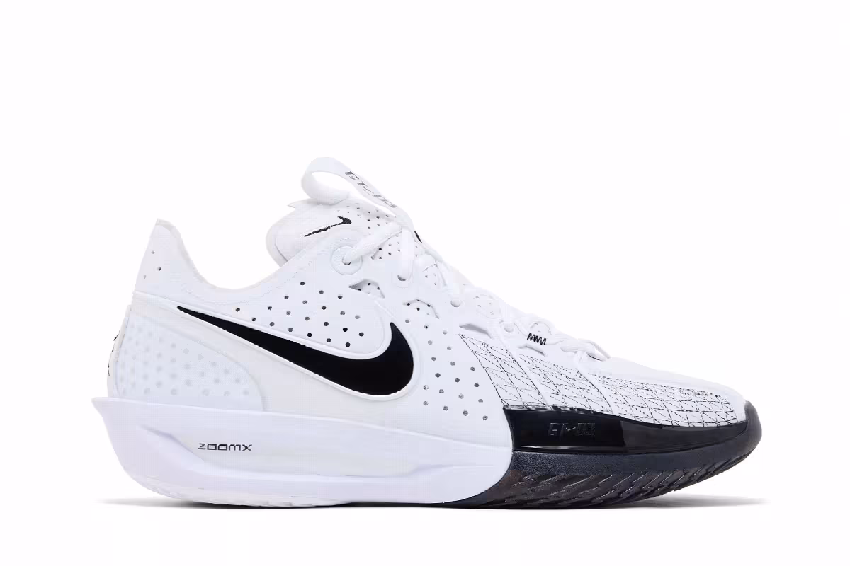Nike Air Zoom GT Cut 3 EP White Black, view 2