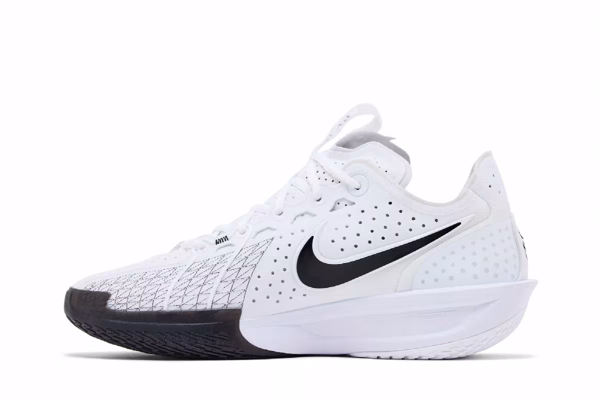 Nike Air Zoom GT Cut 3 EP White Black, view 4