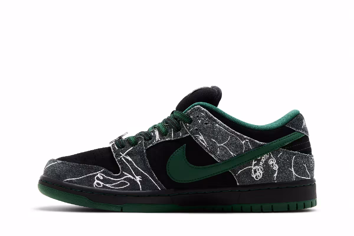 THERE Skateboards x Nike Dunk Low SB Ultra Humanized, view 4