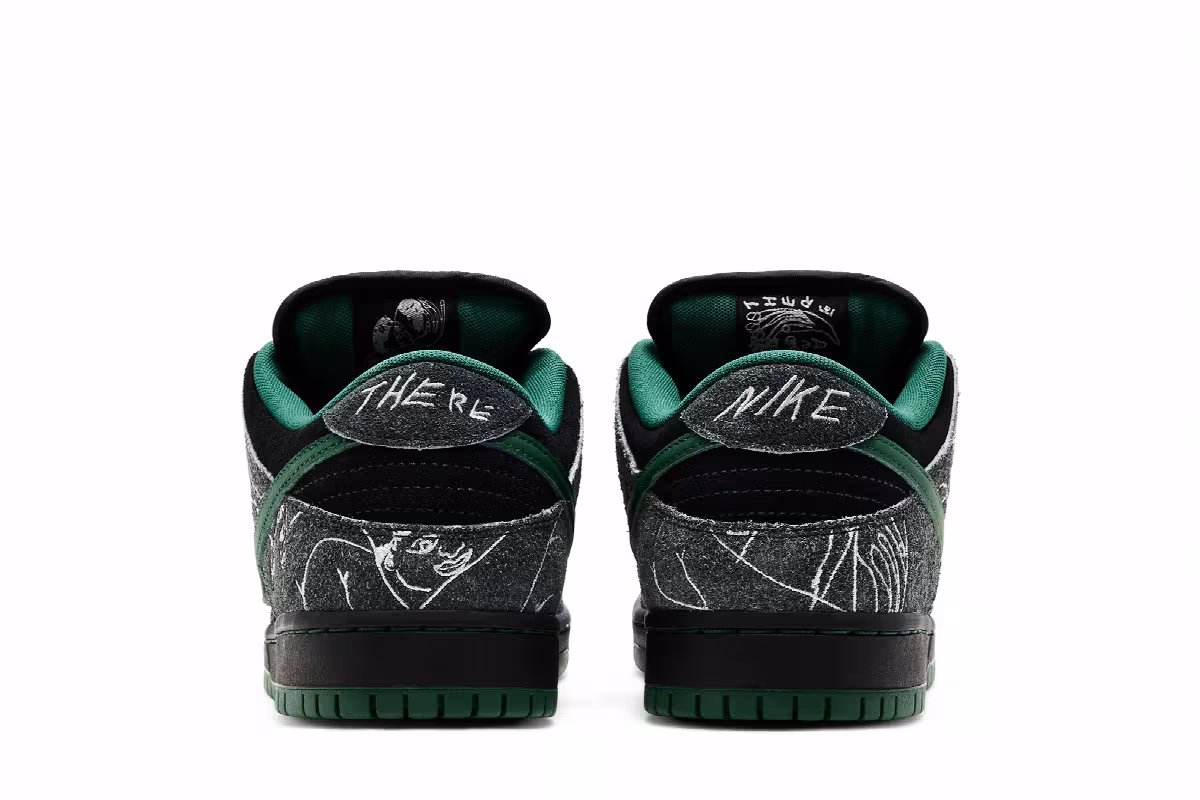 THERE Skateboards x Nike Dunk Low SB Ultra Humanized, view 7