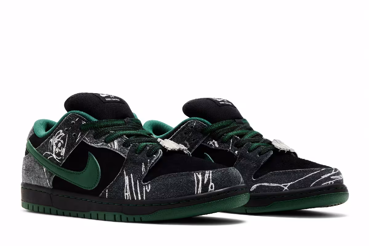 THERE Skateboards x Nike Dunk Low SB Ultra Humanized, view 9