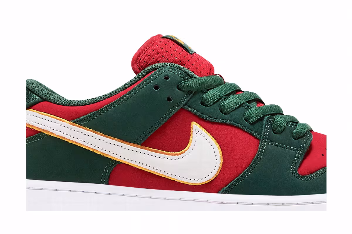 Nike Dunk Low Premium SB Seattle Supersonics, view 3