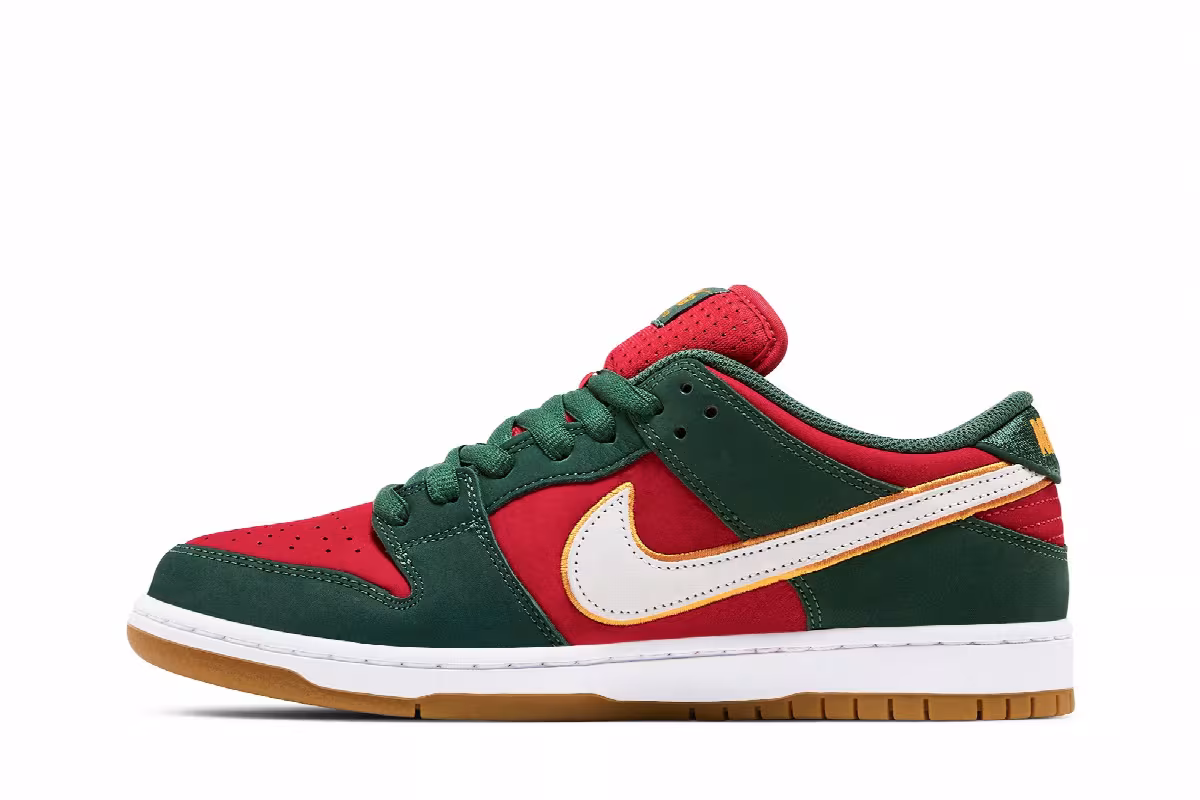 Nike Dunk Low Premium SB Seattle Supersonics, view 4