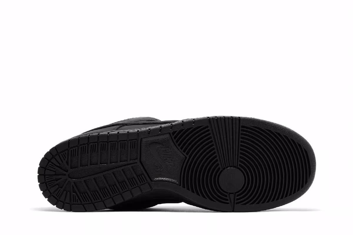 Nike Dunk Low Pro SB Triple Black, view 5