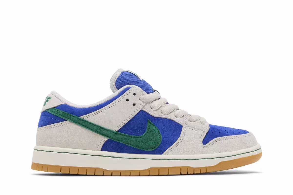 Nike Men's Dunk Low Pro SB Hyper Royal Malachite, view 2