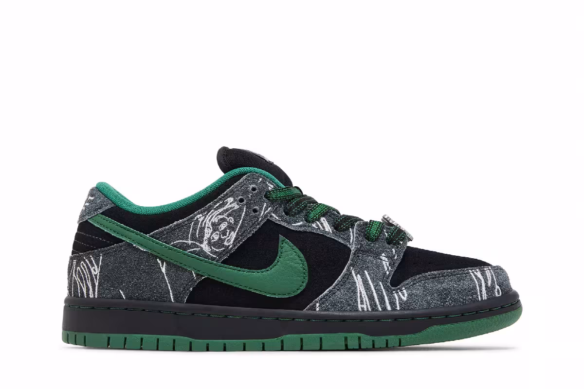 THERE Skateboards x Nike Dunk Low SB Ultra Humanized, view 2