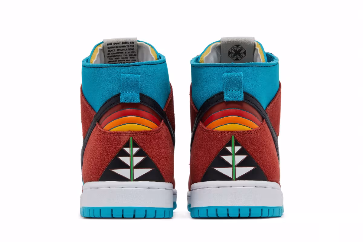 Di’orr Greenwood x Nike Dunk High SB Navajo Arts, view 7