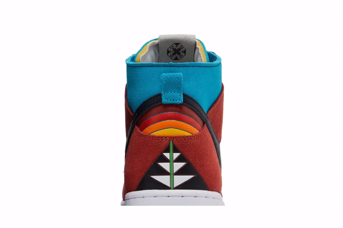 Di’orr Greenwood x Nike Dunk High SB Navajo Arts, view 8