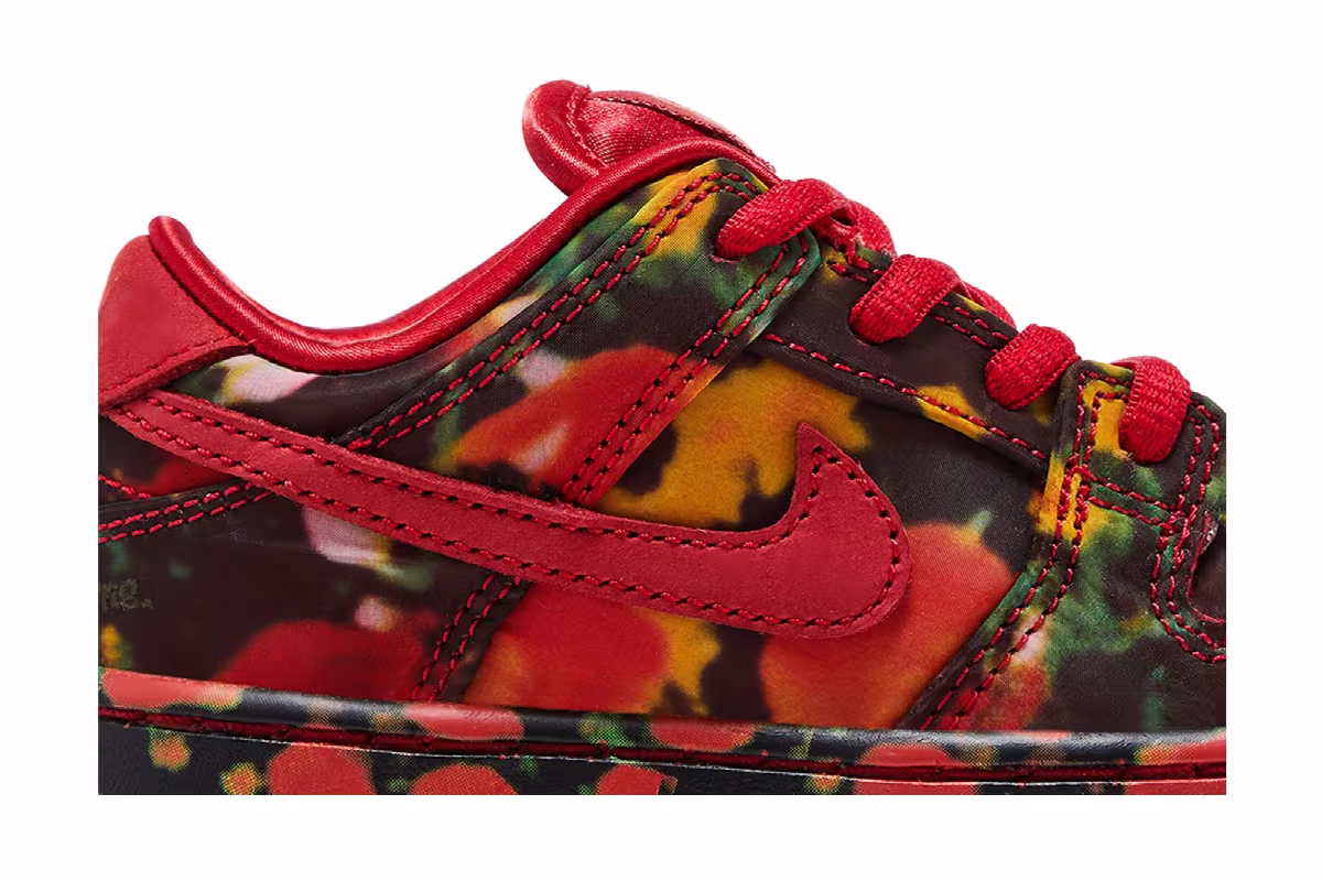 The Wizard of Oz x Nike Dunk Low SB TD Poppy Field, view 3