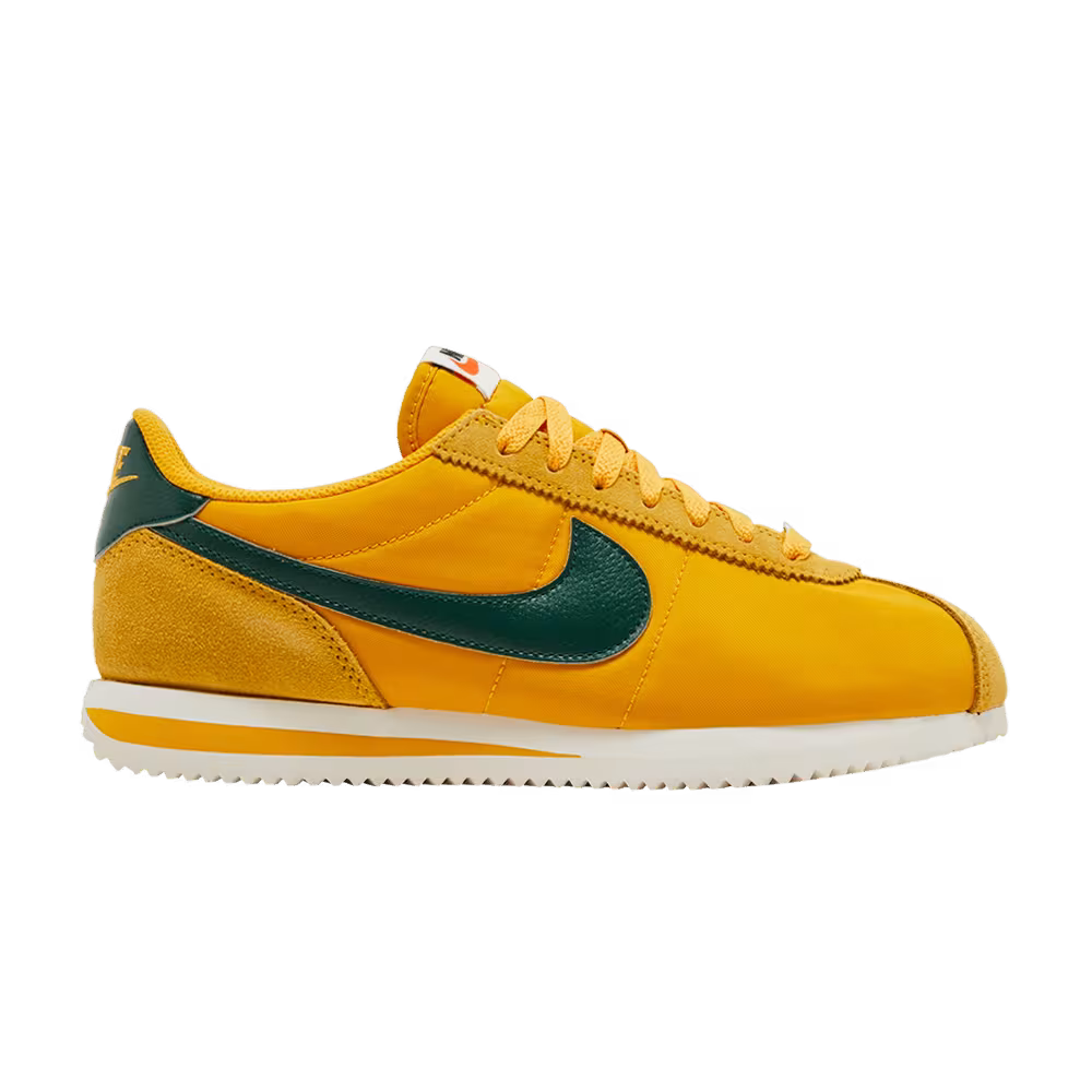 Nike Women's Cortez Yellow Ochre Gorge Green