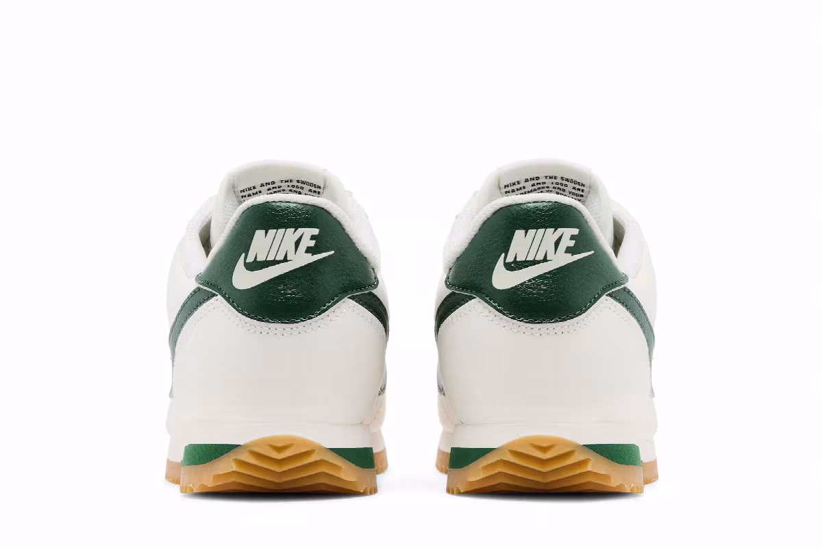Nike Women's Cortez Sail Fir Gum, view 7