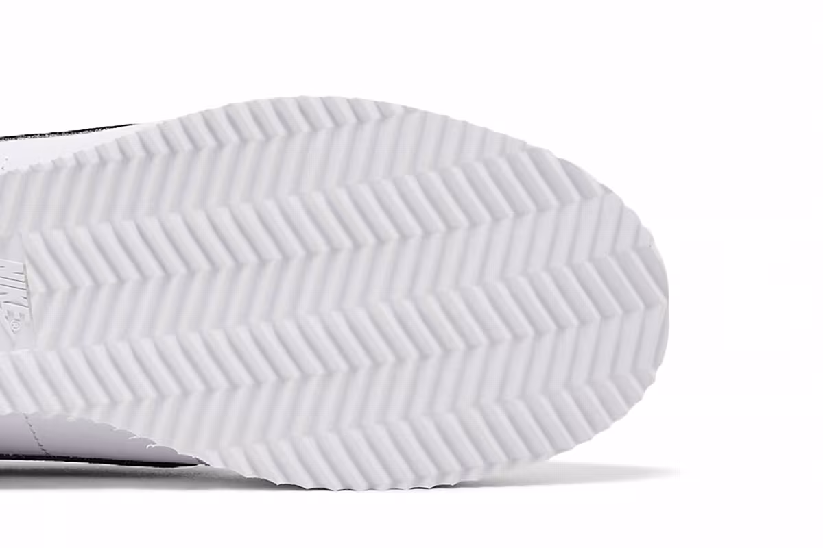 Nike Women's Cortez Leather White Black, view 6