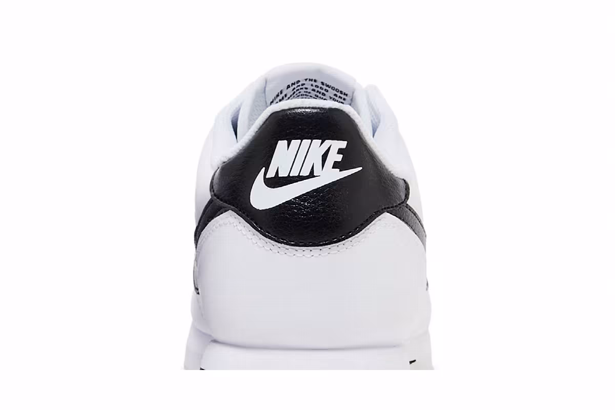 Nike Women's Cortez Leather White Black, view 8