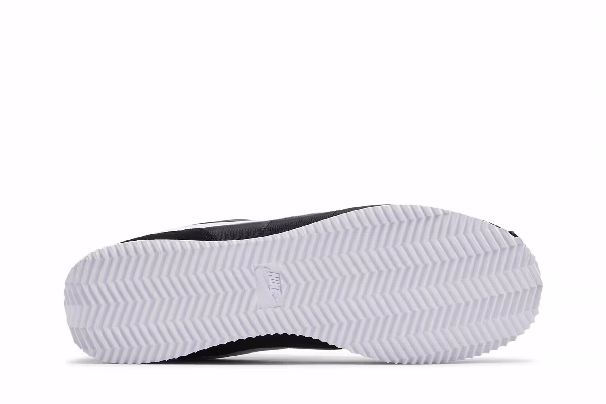 Nike Cortez TXT Black White, view 5