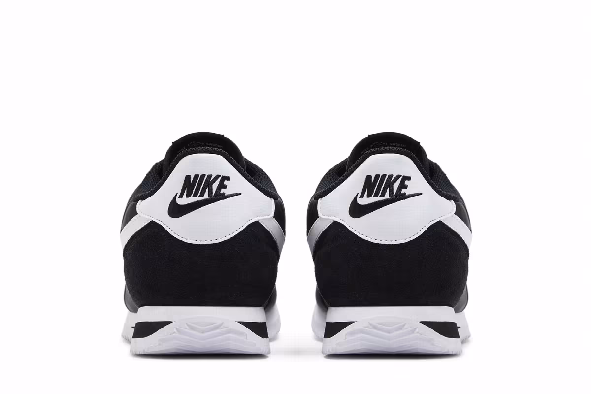 Nike Cortez TXT Black White, view 7