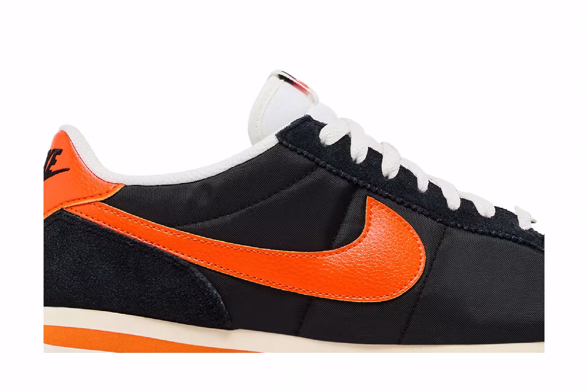 Nike Cortez TXT Black Safety Orange, view 3
