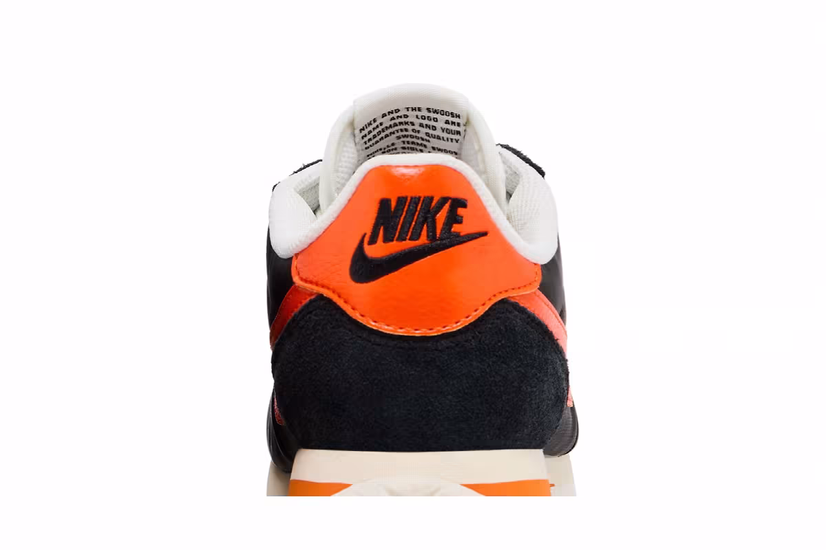 Nike Cortez TXT Black Safety Orange, view 8