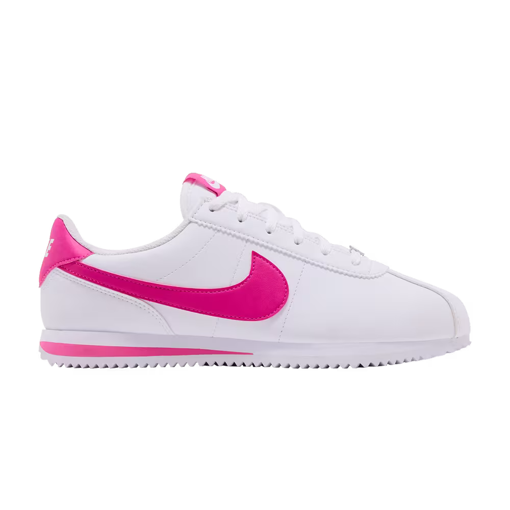Nike Cortez GS White Laser Fuchsia