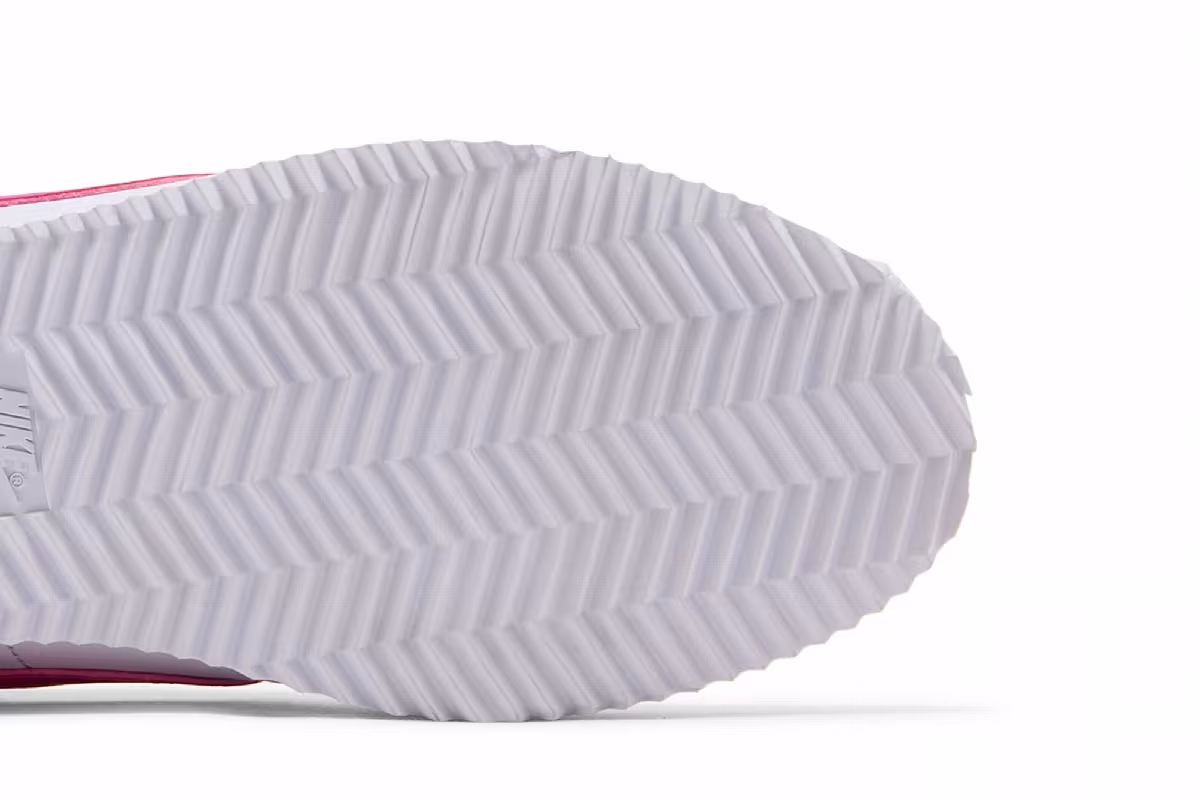 Nike Cortez GS White Laser Fuchsia, view 6