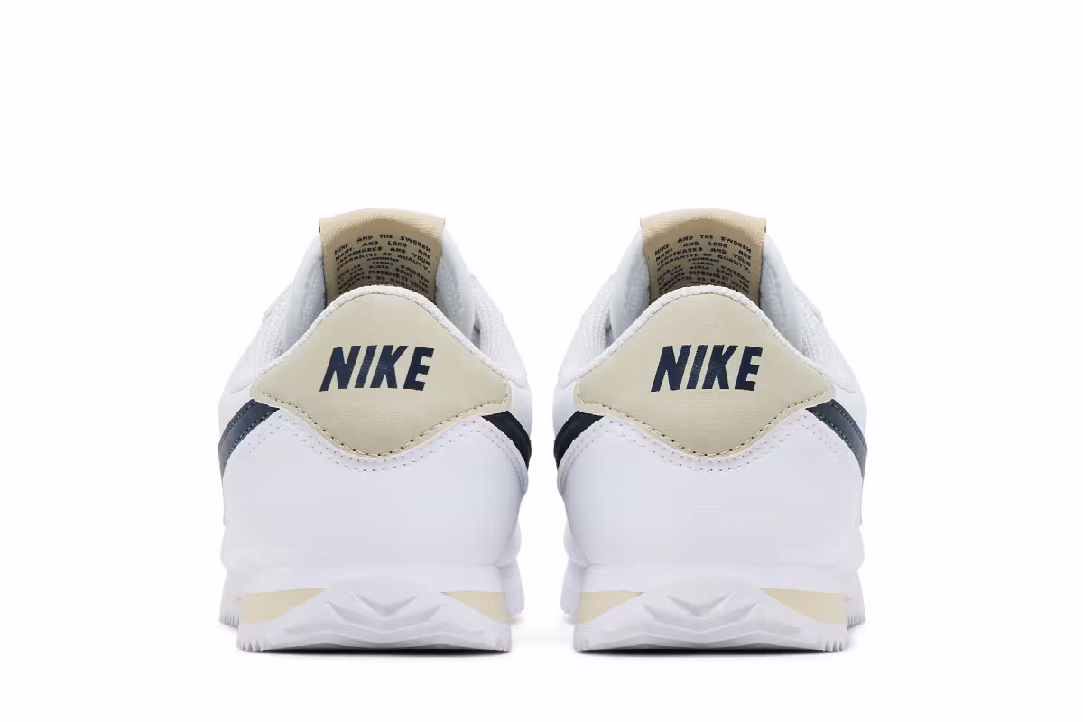 Nike Cortez GS White Khaki Thunder Blue, view 7