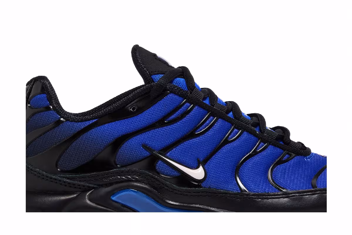 Nike Air Max Plus Premium Black Racer Blue, view 3