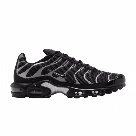 Nike Air Max Plus Premium 'Black Metallic Silver'