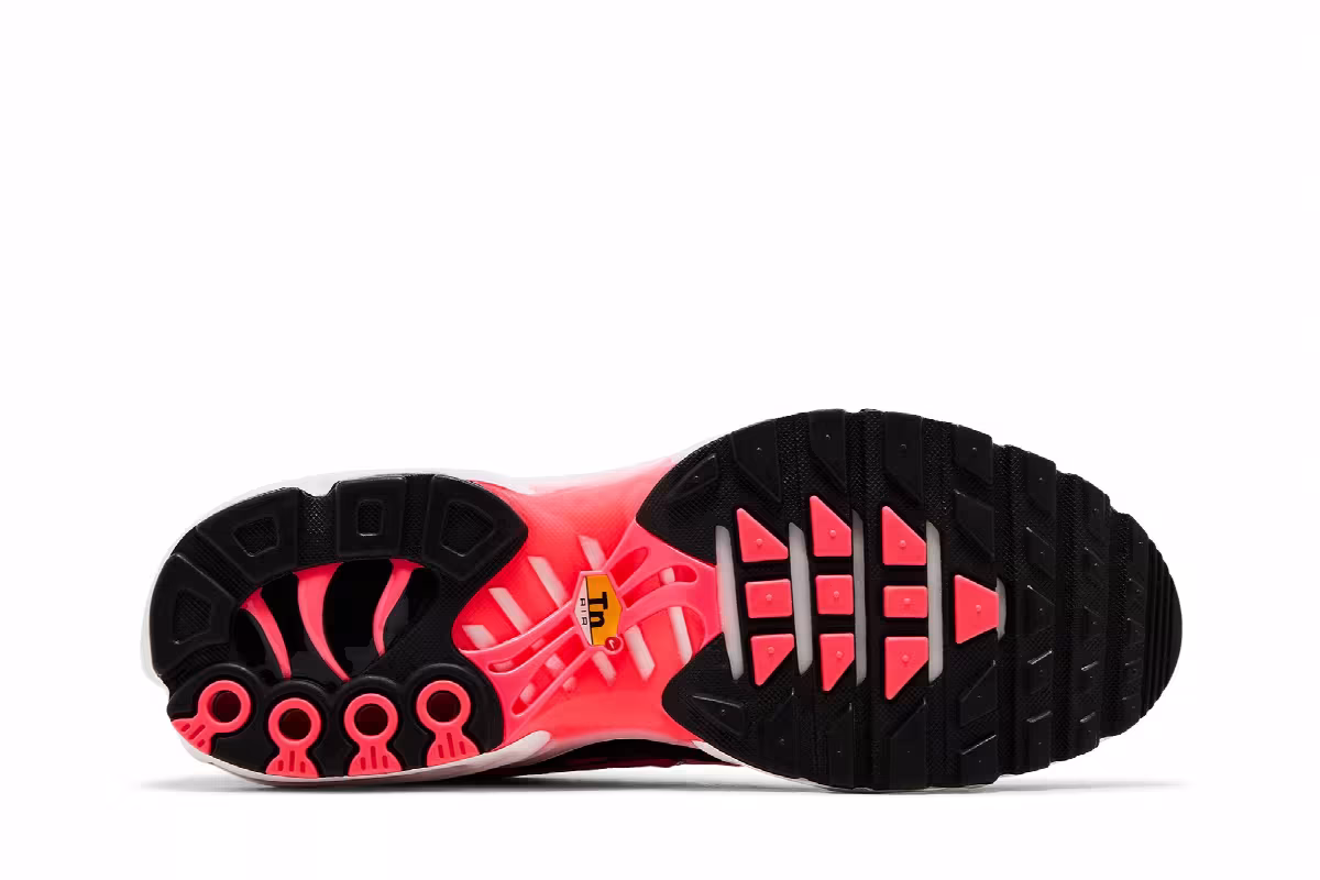 Nike Women's Air Max Plus Black Hot Punch, view 5