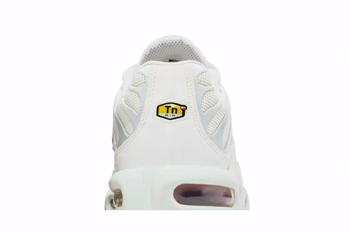 Nike Women's Air Max Plus Summit White Pink Rise, view 8