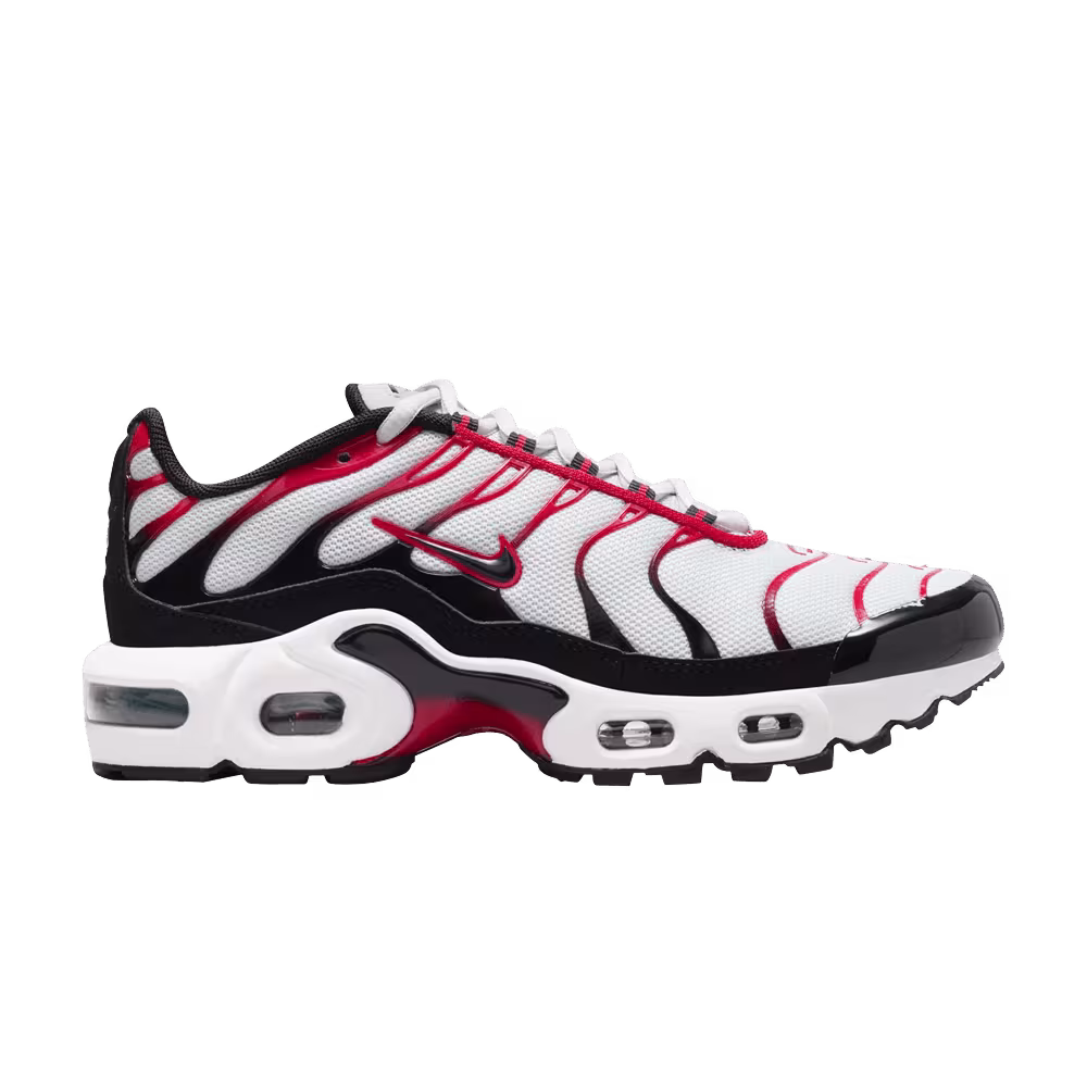 Nike Air Max Plus GS Pure Platinum University Red