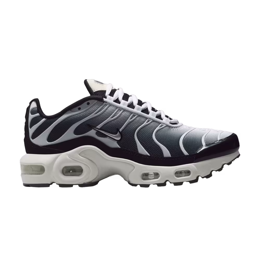 Nike Air Max Plus GS Black Metallic Cool Grey