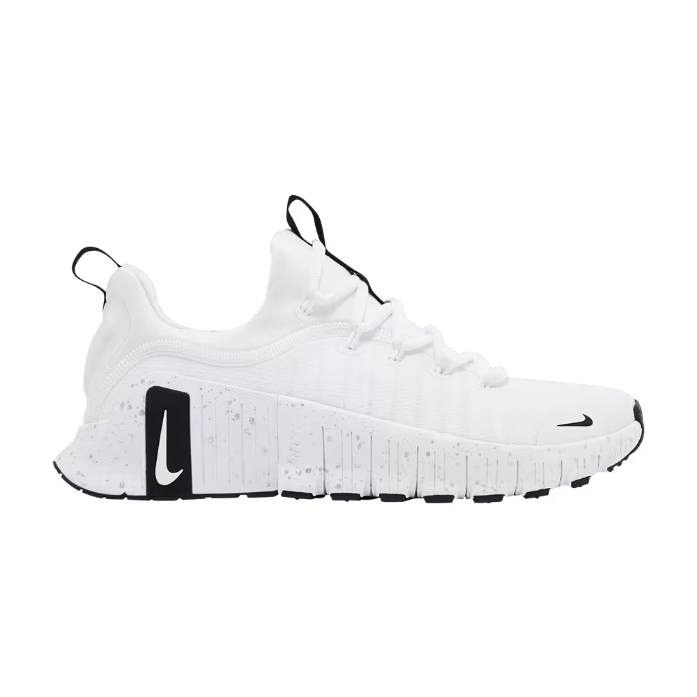 Nike Women's Free Metcon 6 White Metallic Silver Black