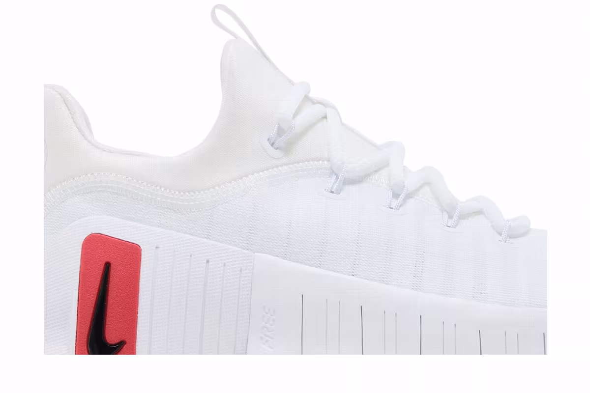 Nike Free Metcon 6 White Picante Red, view 3