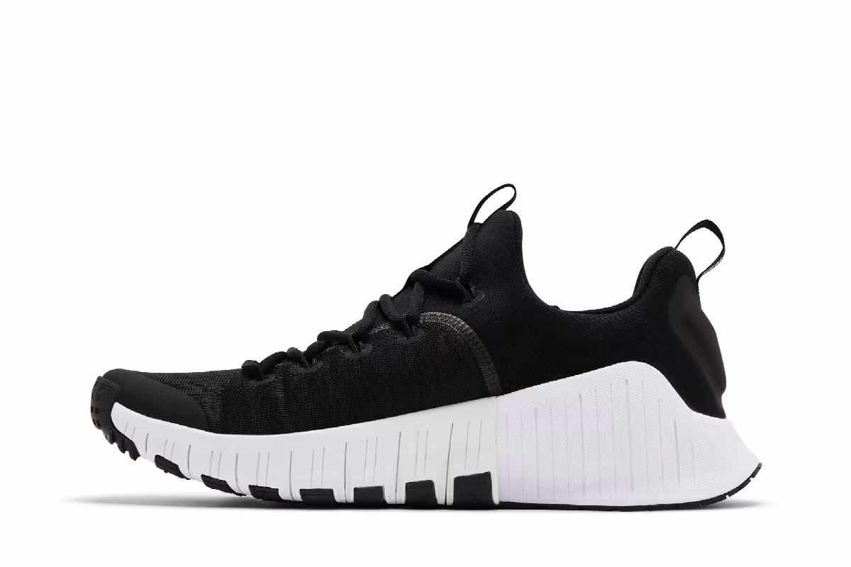 Nike Free Metcon 6 Black White, view 4