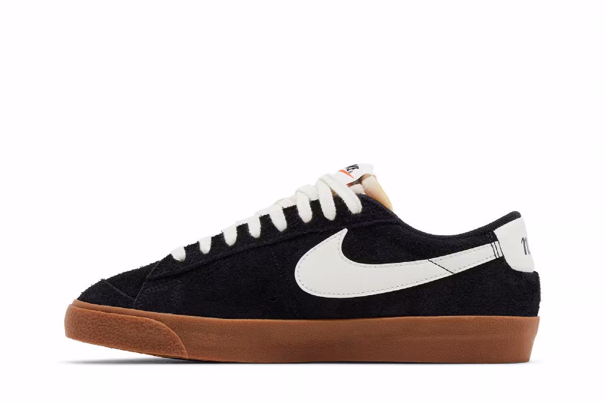 Nike Women's Blazer Low Black Gum, view 4