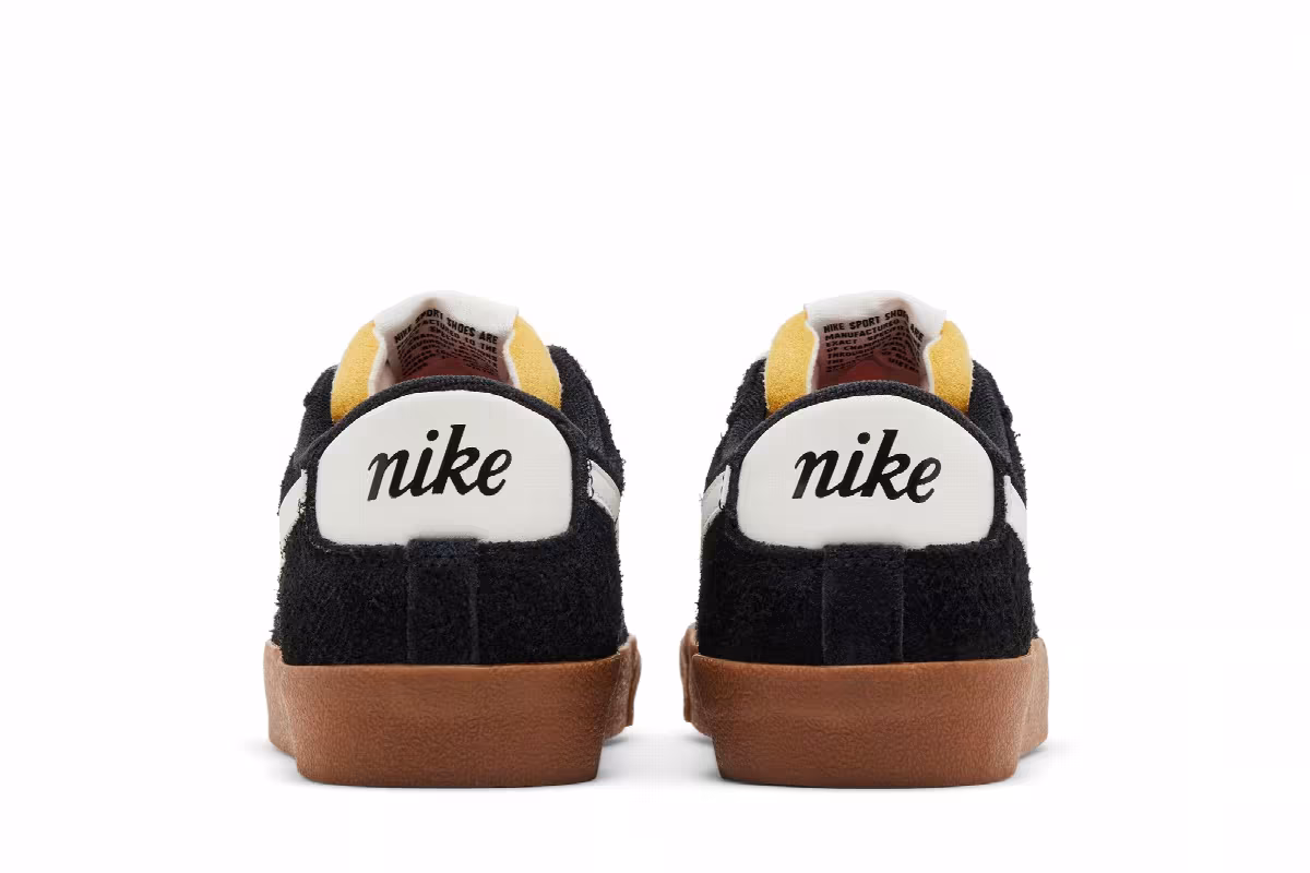 Nike Women's Blazer Low Black Gum, view 7