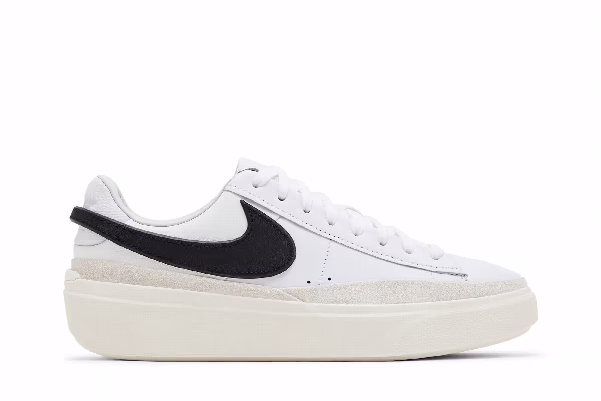 Nike Blazer Phantom Low White Black, view 2