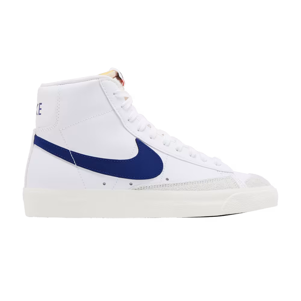 Nike Blazer Mid White Deep Royal Blue
