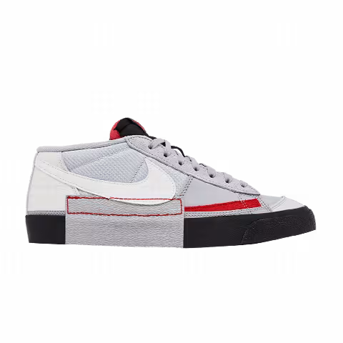 Nike Blazer Low Pro Club 'Wolf Grey University Red'