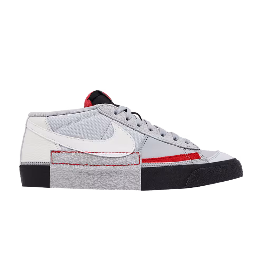Nike Blazer Low Pro Club Wolf Grey University Red