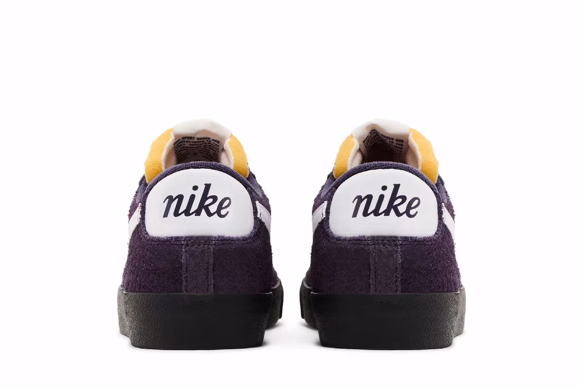 Nike Women's Blazer Low Purple Suede, view 7