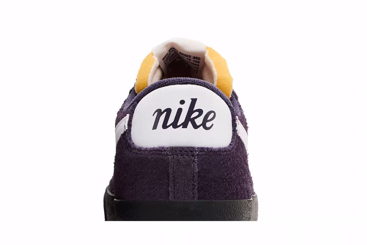 Nike Women's Blazer Low Purple Suede, view 8