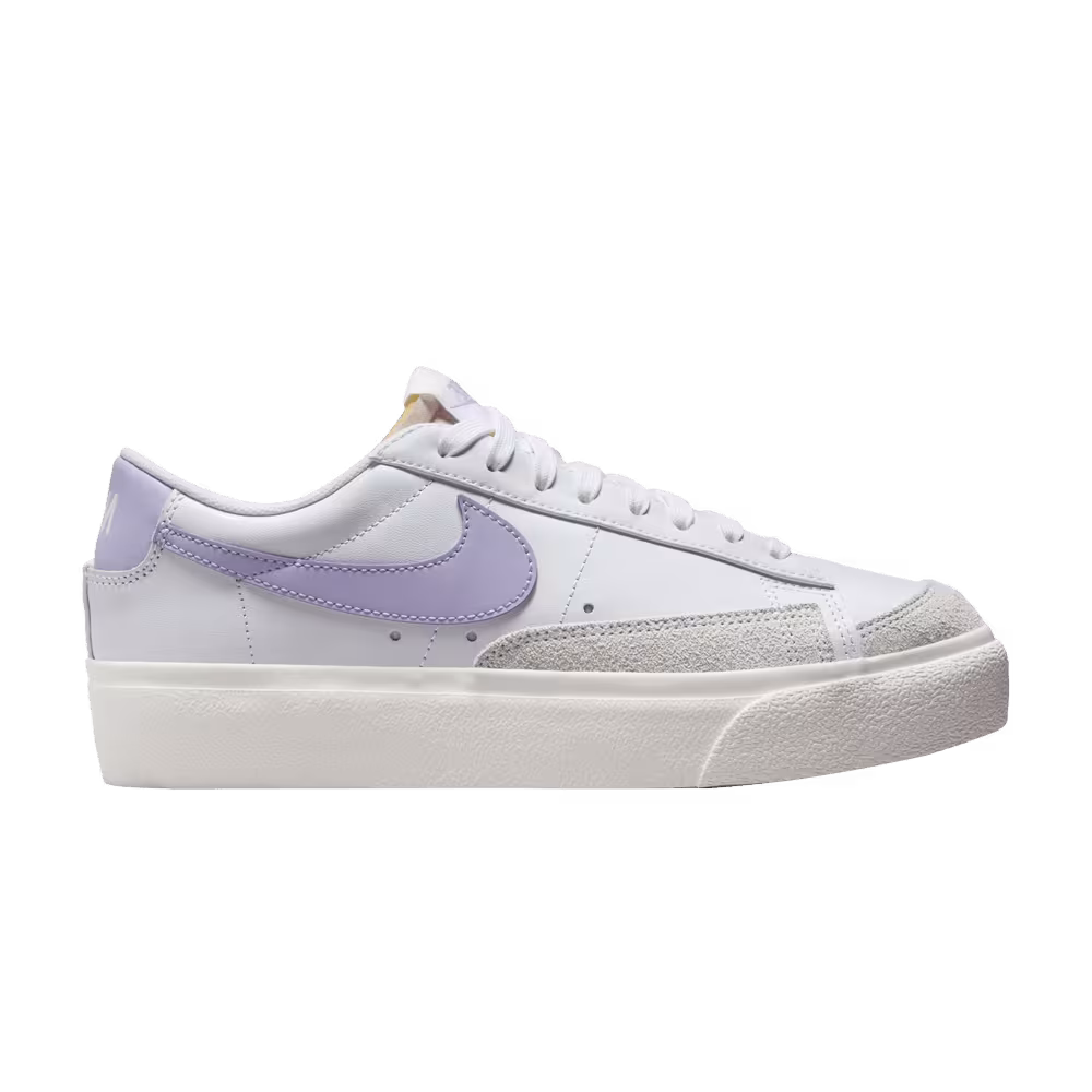 Nike Women's Blazer Low Platform White Lilac Bloom