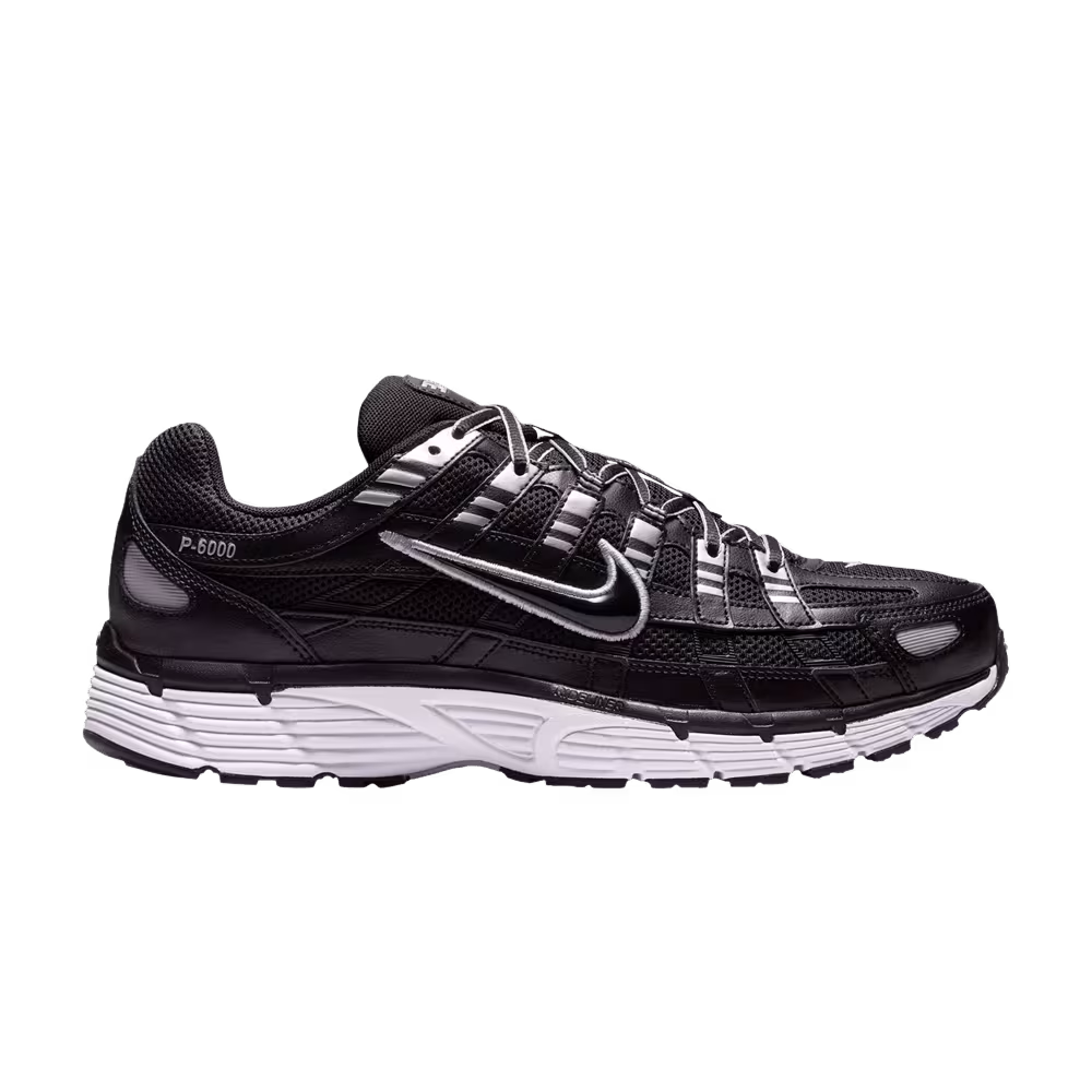 Nike P-6000 Black Metallic Silver