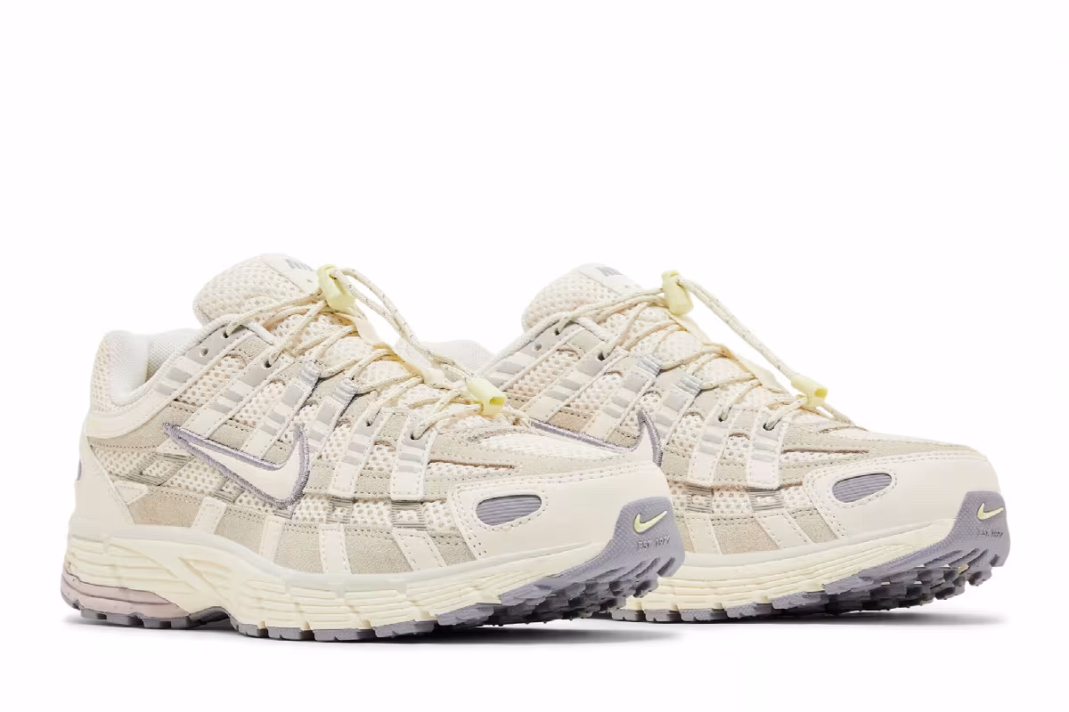 Nike Women's P-6000 Light Bone Platinum Violet, view 9
