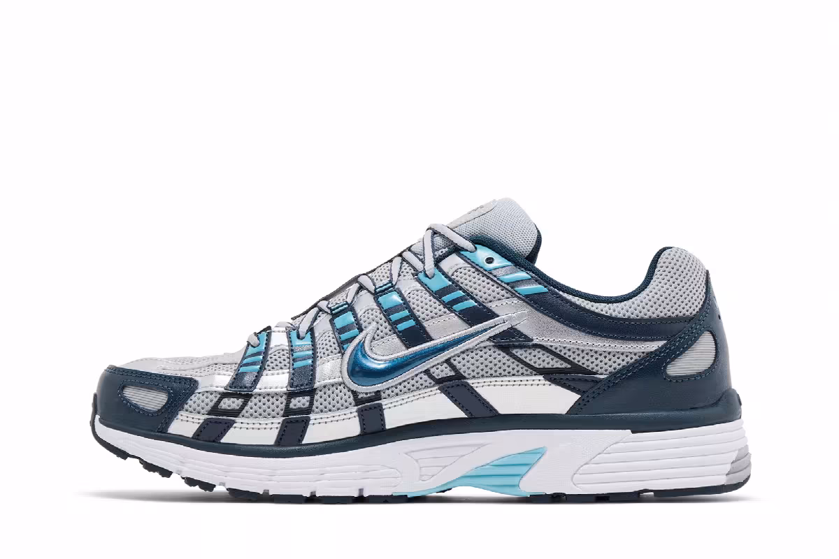 Nike P-6000 Armory Navy Flat Silver, view 4